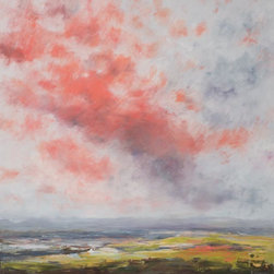 "Red Clouds" oil, 24"x24" by Deborah Randall - Products