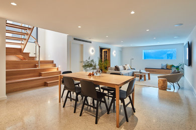 This is an example of a dining room in Melbourne.
