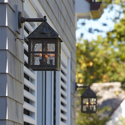 North Shore Chicago Shingle Style Home - Outdoor Wall Lights And Sconces