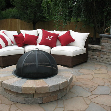 Multi-level Patio with Fire Pit