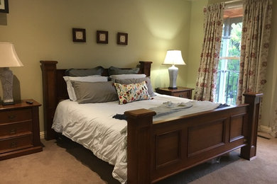 Inspiration for a timeless bedroom remodel in Melbourne