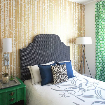 Gold Accent Wall | Houzz