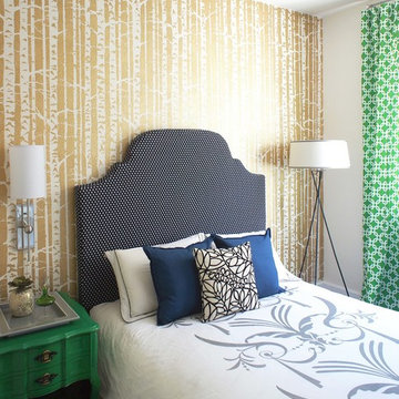 Gold Metallic Accent Wall
