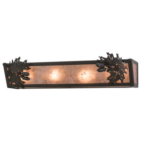 24W Oak Leaf & Acorn Vanity Light