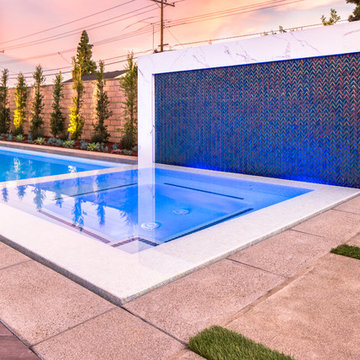 Garden Grove White Pool Design
