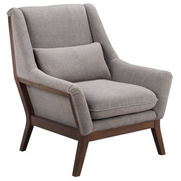 Camreigh Mid Century Arm Chair, Gray