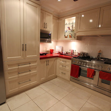 Kitchen Provicial hand painted and polyurethane custom build
