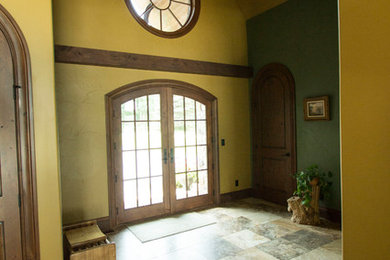 Entryway - transitional entryway idea in Other