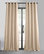 Antique Beige Grommet Blackout FauxSilk Taffeta Curtain Single Panel, 50"x108"