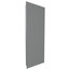 18"W x 52"H Euroline Series Flush Mounted Bright Annealed Stainless Steel Framed