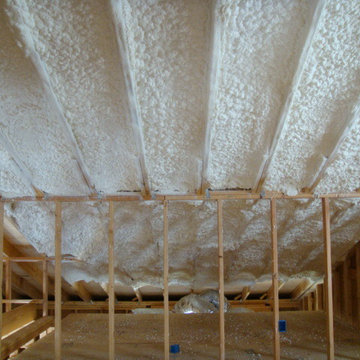Open cell spray foam insulation.