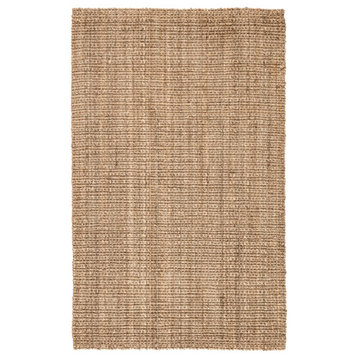 Jaipur Living Achelle Natural Solid Taupe Area Rug, 5'X8'
