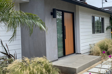 Example of a minimalist entryway design in San Diego