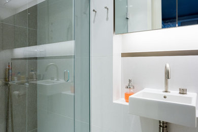 Inspiration for a contemporary bathroom remodel in London