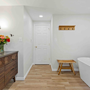 Calming Herndon Primary Bathroom Remodel
