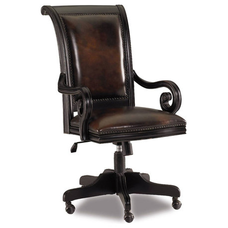 Hooker Furniture 370-30-220 Telluride Home Office Executive Style - Black with