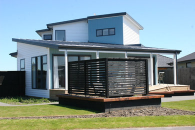 Design ideas for a contemporary exterior in Christchurch.