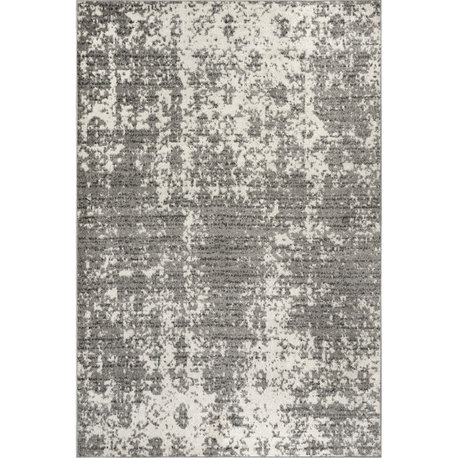 Nuloom Machine Made Transitional Mist Shades Rug, Grey 12'x15'