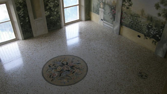 Seminato alla Veneziana classico, sfumato con mosaici