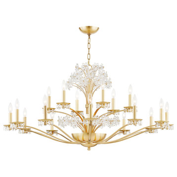 Hudson Valley Beaumont 20 Light Chandelier 4452-AGB