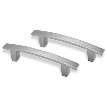 Cabinet & Drawer Pulls, 3'' {76 MM} Arch Satin Nickel Drawer Pull, 10-Pack