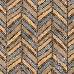 Pheasant Quill Stone Mosaic - Tile