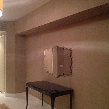 ACUALINA SUEDE WALL-COVERING INSTALLATION