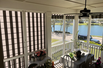 Beach style porch photo in Minneapolis