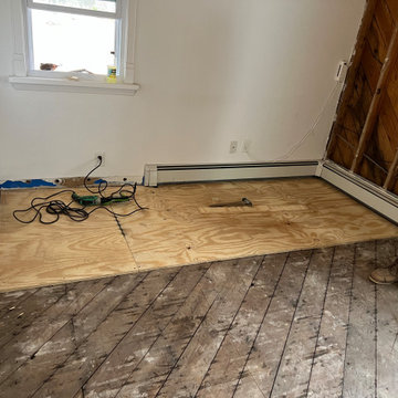 Current Canton water damaged main floor and Bathroom renovation