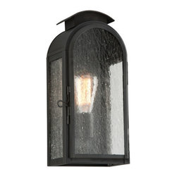 Troy Lighting - Troy Lighting Wall Lantern Charred Iron Copley Square Collection - Outdoor Wall Lights And Sconces