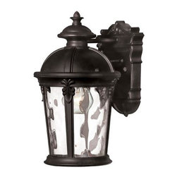 Hinkley Lighting - Hinkley Lighting 1890BK-Led Outdoor Sconce Lighting Windsor - Outdoor Wall Lights And Sconces
