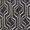 Modern Geometric Pattern Gray /Black Polyester Tufted Rug - BR42, 3.6x5.6