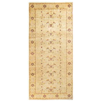 Mogul, One-of-a-Kind Hand-Knotted Runner Ivory, 6'0"x13'6"