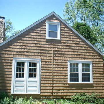 Glen Ellyn, IL Home with Marvin Ultimate Windows & James Hardie Shake Siding