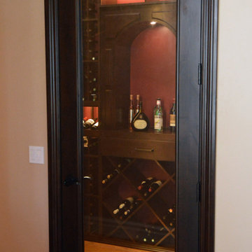 Rustic, Hardwood Wine Cellar Door