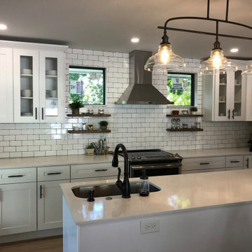 Classic Kitchen Remodel with Statement Backsplash