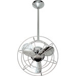 Matthews Fan - Bianca Direcional 13" Directional Ceiling Fan, Polished Chrome - Unique and versatile, the fan head of the Bianca Direcional ceiling fan can be infinitely positioned in a 180-degree arc, forward and reverse, to provide maximum, directional airflow. The Bianca can be hung in small, awkward spaces or in front of HVAC ducts to make more efficient the heating, ventilation or air conditioning of any space.
