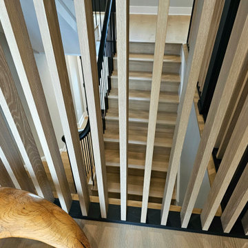 Project #115 | Staircase with Continuous Rail System Without Newels