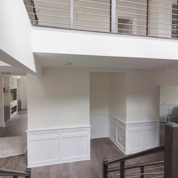 Project #50 | Geometric Staircase with Contrasting Tones