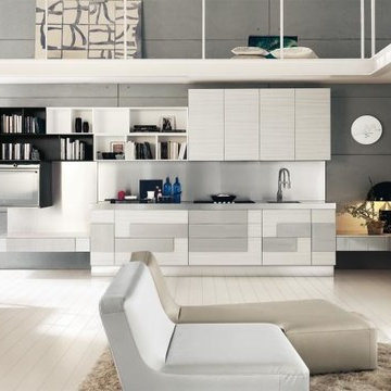 Modern Italian Custom Made Kitchens by LUBE