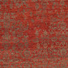 Hand-Knotted Abstract Pattern Wool Red/Brown Area Rug