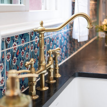 Turkish Tea Room Inspired Colorful Kitchen