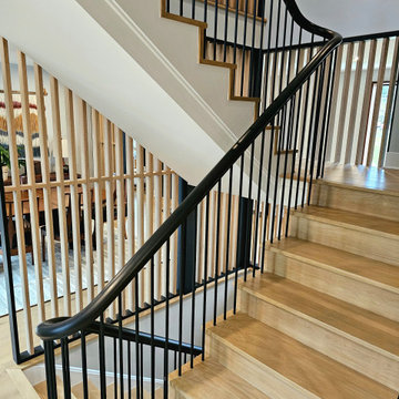 Project #115 | Staircase with Continuous Rail System Without Newels