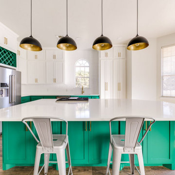 Crisp and clean Tuxedo Kitchen