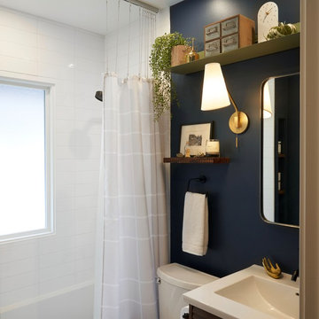 Mid Century Family Bathroom
