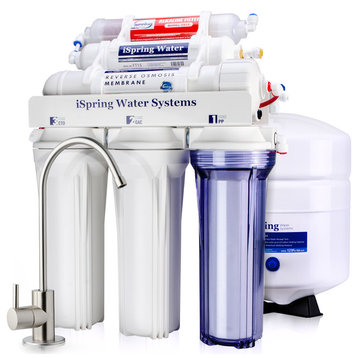 iSpring RCC7AK 6-Stage Alkaline Mineral 75GPD Reverse Osmosis RO Water System