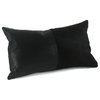 Duality Black Pillow, 9" x 18"