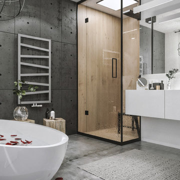 Modern loft interior in Kaunas