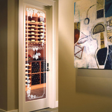 Wine Cellar Door Glass