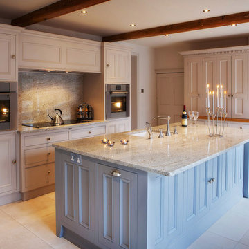 Contemporary Country Kitchen in Georgian House
